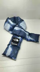 ★ Supreme ×THE NORTH FACE シュプリーム ザノースフェイス ストール マフラー ブルー 冬