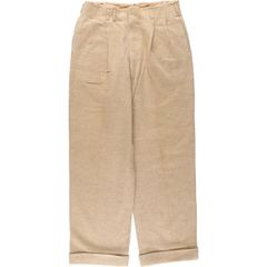 古着 ~60年代 UNKNOWN へリンボーン ツータック スラックスパンツ メンズw31相当 ヴィンテージ/eaa522199
