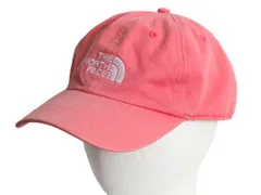 【お得なクーポン配布中!】 ノースフェイス コットン ベースボール キャップ メンズ レディース フリーサイズ 古着 帽子 ロゴ刺繍 ワンポイント トラッカー アウトドア