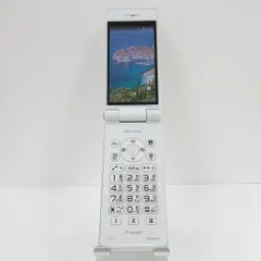 NTTdocomo - 4713【中古やや美品SIMフリーpovo可】ドコモ4GガラホP-01Jホワイト 4713【中古やや美品SIMフリーpovo可】ドコモ4GガラホP-01J