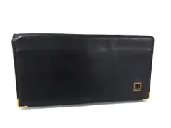 dunhill ダンヒル レザー 二つ折り 長財布 ウォレット 札入れ メンズ ブラック系 DK1275