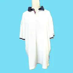 TOMMY HILFIGER トミーヒルフィガー　半袖ポロシャツ　ホワイト〈6600019〉
