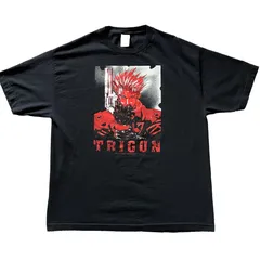 トライガンス・タンピード Tシャツ 黒 アニメTシャツ トライガン Tシャツ XL 黒 ヴァッシュ・ザ・スタンピード アニメ