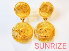 CHANEL シャネル ココマーク ヴィンテージ スイングイヤリング【S306】