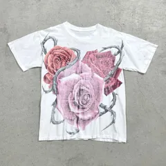 90年代 IN MEMORIUM Jerry Garcia ジェリー・ガルシア 追悼 アーティスト バンドTシャツ バンT 薔薇 バラ メンズL-XL相当 
