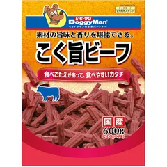 ドギーマン こく旨ビーフ 600g 犬用おやつ （1点）