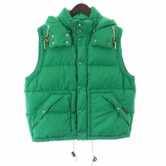 ポロ バイ ラルフローレン Polo by Ralph Lauren ダウンベスト ジャケット アウター フード ジップアップ XL 緑 グリーン /BBのサムネイル