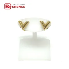 LOUIS VUITTON ルイヴィトン ピアス エセンシャル V M68153 メタル ゴールド