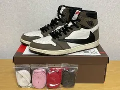19 NIKE AIR JORDAN 1 HIGH OG TS SP TRAVIS SCOTT SAIL/BLACK-DARK MOCHA CD4487-100 ナイキ エアジョーダン1 トラアイススコット US11