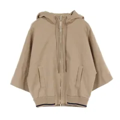 マックスマーラ MAX MARA パーカー LAMPO 19110521 ベージュ コットン ジップアップパーカー レディース Used Bのサムネイル