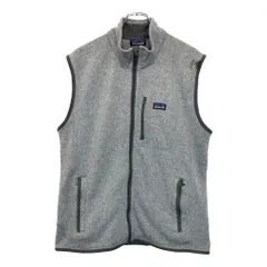 patagonia パタゴニア ベターセーター フリースベスト アウトドア グレー(メンズ L相当)中古 古着 U4385