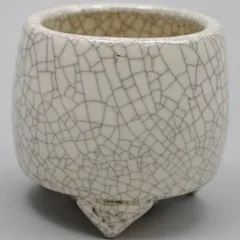 未使用 京焼 灰入れ 川崎和楽 作家物 楽焼 茶道具 香道具 聞香炉 手ロクロ 茶道具 楽茶碗（らくちゃわん） 赤楽 八代 和楽 | 千年の香り 千紀園