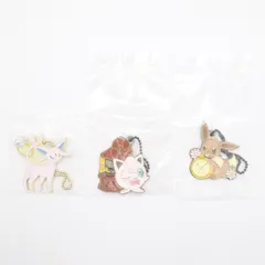 ポケモン 一番くじ Ｇ賞 メタルチャーム ３個セット イーブイ エーフィ プリン ポケモンセンター Pokemon