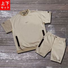 LUXE/R(ラグジュ) フェイクスウェードTシャツセットアップ セットアップ メンズ 上下セット ジャージ スウェット
