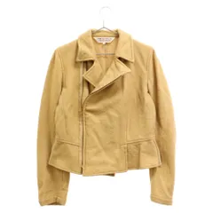COMME des GARCONS (コムデギャルソン) 07AW ウールシングルライダースジャケット ブルゾンベージュ RT-J022のサムネイル