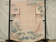 関口瑠美様　　　作家物 付下げ 美しい友禅 一つ紋 正絹 AK-6378 楽天市場】加賀友禅落款の通販