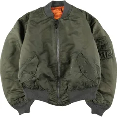 古着 90年代 民間品 アルファ ALPHA MA-1タイプ 中綿入り ミリタリー フライトジャケット USA製 メンズL相当 ヴィンテージ/eaa564921