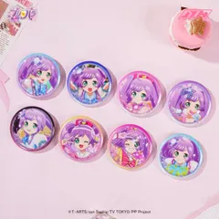 【公式】プリパラ JOYOUTH 海外限定 中国限定 　缶バッチ８個セット　真中らぁら