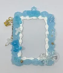 《チャームつき！》水色のホイップデコ🩵