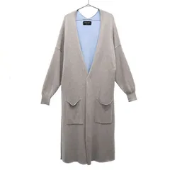 ユナイテッドトウキョウ 日本製 長袖 ロング カーディガン 1 グレー UNITED TOKYO レディース 古着 【231215】