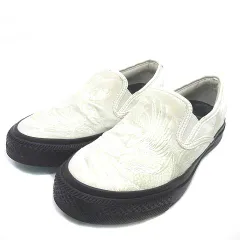コンバース CONVERSE CS スリッポン スケート シンペイ ウエノ CS SLIP-ON SK SHINPEI UENO 刺繍 ホワイト 白 23.5cmのサムネイル