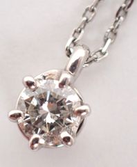 4℃(ヨンドシー) ネックレス D0.203ct Pt995 2.4g プラチナ ダイヤモンド レディース