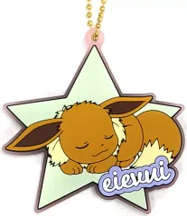 【中古】雑貨 イーブイ スターデザインラバーチャーム 「一番くじ Pokemon anytime～Calm Night～」 G賞