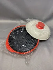 レンジメートプロ 電子レンジ専用調理器 レッド キッチン用品【未使用】