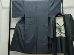 平和屋着物●男性　本場大島紬　アンサンブル　100亀甲　総詰め　正絹　逸品　CAAR8130vf