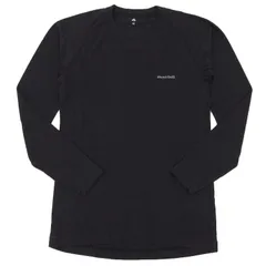 [モンベル] アンダーウェア メンズ インナー ジオライン L.W.ラウンドネックシャツ 1107732 (ブラック(BK) /XL) [ブラック(BK)] [XL]