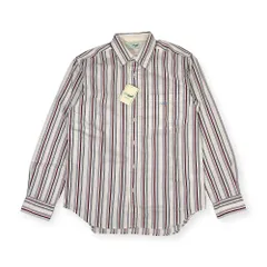 新品 未使用 タグ付き Crocodile クロコダイル ストライプ 長袖シャツ M/マルチ メンズ