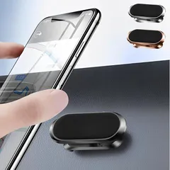 fogman スマホホルダー 車載ホルダー マグネット 強力 おしゃれ かわいい 磁石(ブラック)