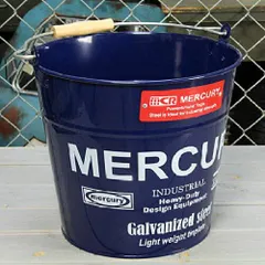 【新品・4営業日で発送】KEY STONE(キーストーン) キーストーン マーキュリー ブリキバケツ レギュラー ネイビー MEBUBRNV (1125603)