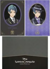 【中古】キャラカード ジェイド・リーチ ブロマイドセット(2枚セット封筒入り) 「一番くじ ディズニー ツイステッドワンダーランド 第二弾」 J賞