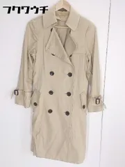 ◇ JUSGLITTY ジャスグリッティー フォックスファー 長袖 トレンチ コート サイズ2 ベージュ レディース 【中古】 【1002800477531】のサムネイル
