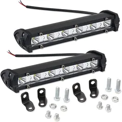 VICHE CATT LED ワークライト 2個セット フォグ ランプ ルーフライト ライトバー 防水 12V 24V 作業灯( ホワイト)のサムネイル