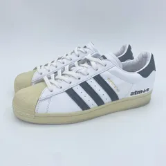 【中古】adidas × FRO CLUB × atmos SUPERSTAR スニーカー 28.5cm FV2831 ホワイト ブラック アディダス フロクラブ アトモス[10]