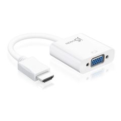 新品 j5create HDMI to VGA 変換アダプタ オーディオ出力対応 解像度1920x1200 (WUXGA) 60Hz バスパワー/セルフパワー両対応 JDA213J-EJ