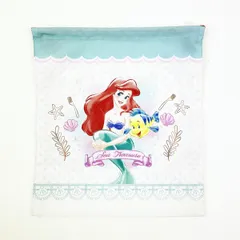ディズニー プリンセス リトルマーメイド アリエル 巾着(大) アイボリー スクール キッズ Disney