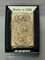 ZIPPO zippo WINDY GOLD SOLID BRASS ウィンディ ゴールド 年代物 1995年製 American Classic ソリッドブラス FIRST LADY ケース 保証書
