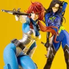 G.I. JOE美少女 G.I.JOE バロネス 25thアニバーサリーブルー 限定版 ＋G.I. JOE美少女 G.I.JOE スカーレット スカイブルー 限定版 1/7スケール PVC製塗装済み完成品 フィギュア　2体セット