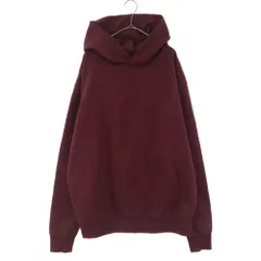 Martin Margiela (マルタンマルジェラ) 22AW 反転ロゴ メゾンマルジェラ プルオーバー スウェットパーカー S50GU0197 バーガンディのサムネイル