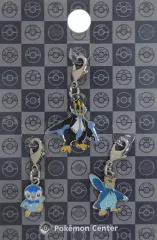 【中古】雑貨 393.ポッチャマ＆394.ポッタイシ＆395.エンペルト 全国ずかんメタルチャーム(3個セット/2022ver.) 「ポケットモンスター」 ポケモンセンター限定