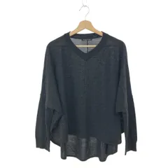 mizuiro ind ミズイロインド  長袖ニット サイズ:表記なし 3-227710 チャコールグレー  レディース Vネックプルオーバーニット　240001133988