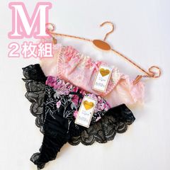 レディースショーツ【新品タグ付き】ソング　Tバック　ショーツ【Mサイズ】2枚