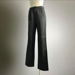 70s 80s ドイツ製 ワイドスラックス ヴィンテージ スラックス 黒 W33