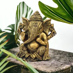 インド　ドクラアート　象　置物 インド ドクラアート 象 置物