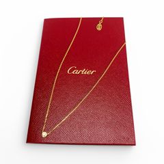 【証明書つき】Cartier カルティエ ディアマンレジェ ネックレス ダムール K18 約2.1g XS