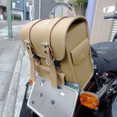 希少cd125 cd90 cd50 カブ等に バイクサイドバック サポート付 ① 