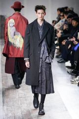 YOHJI YAMAMOTO COTTON GOBELIN INK B GOBELIN STOLE SHIRT  長袖シャツ  HO-B86-021